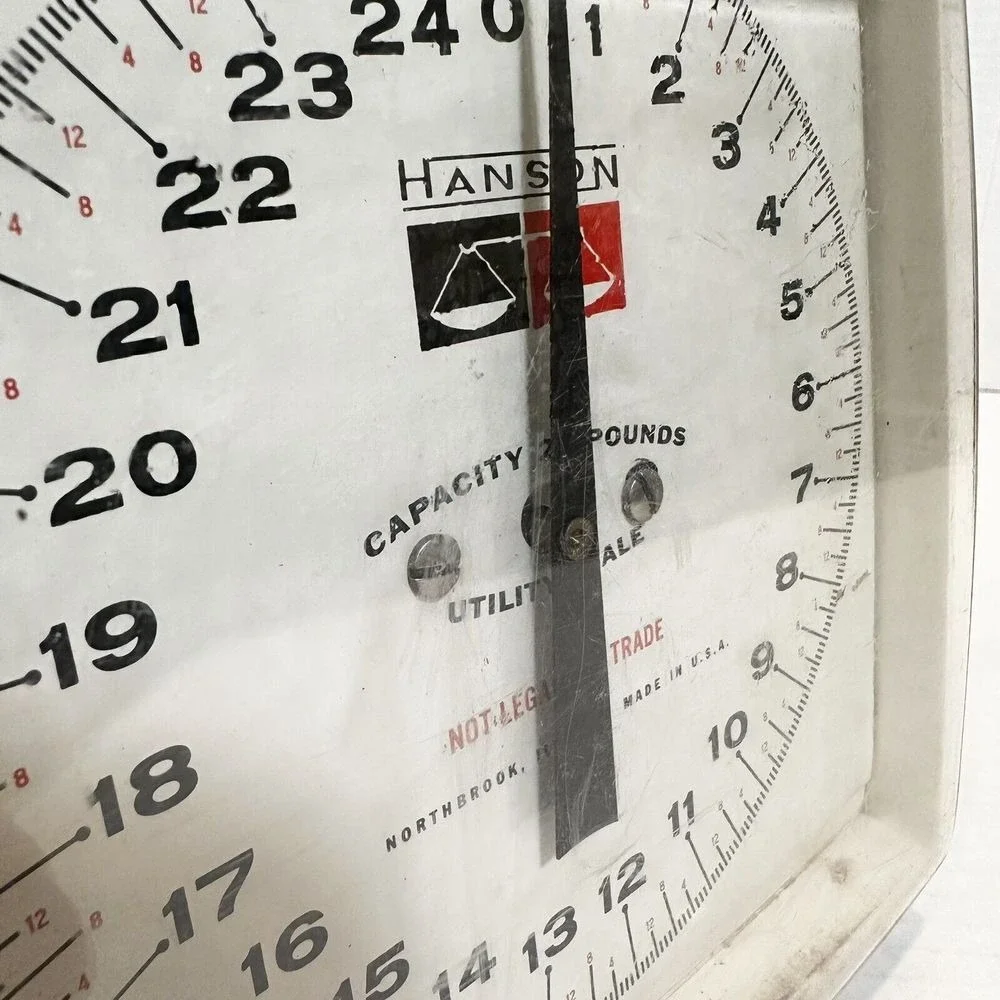 Vintage Hanson 25 Pound‎ Utility Scale Farmhouse Hippie Boho Mid-Century